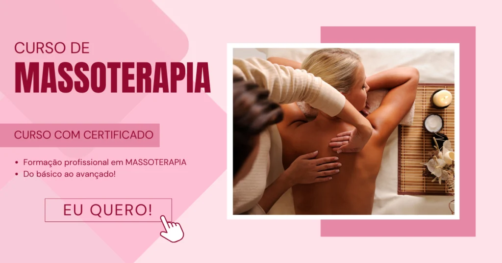 Curso Massoterapia com Certificado para Trabalho